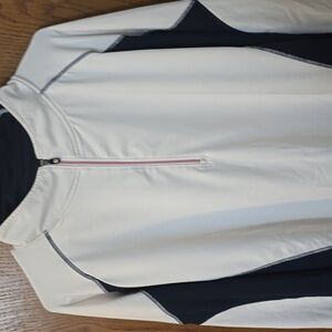 FootJoy White Quarter Zip XL